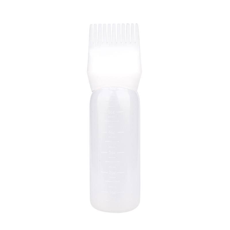 Root Comb Applicator Bottle Brush with Graduated Scale for Hair Dye