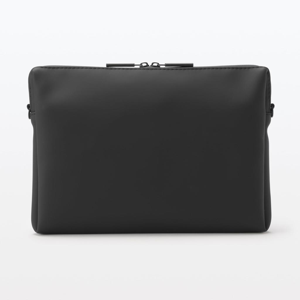 MUJI OHH68A4A Flexible Combination Storage 22 X X 15 Cm Case, Rectangular, Slim, Large, Black, Approx. 2.7