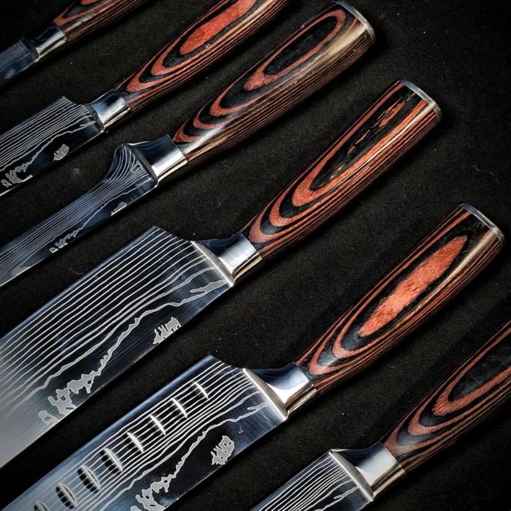 Professional Kitchen Knives Santoku Knife