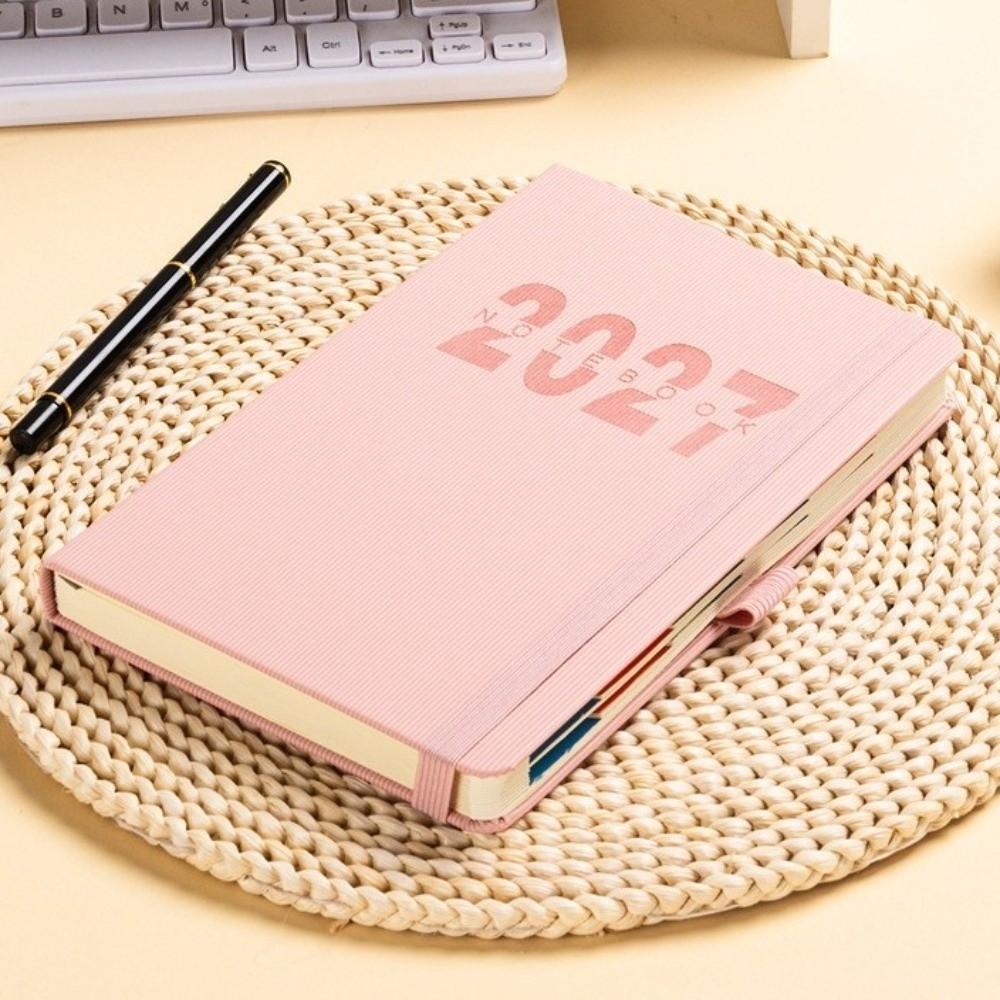 English 2027 Schedule Planner Notepad Wear-resistant Office Work Planner  Student