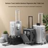 PACKAGE FASHION All-Aluminum Magnesium Alloy Front-Open Luggage