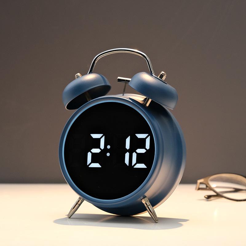 

Super Loud Wake-up Alarm Clock Junior School Students High-volume Student-specific Powerful Alarm Clocks Table Time Clock Watch тёмно-синий