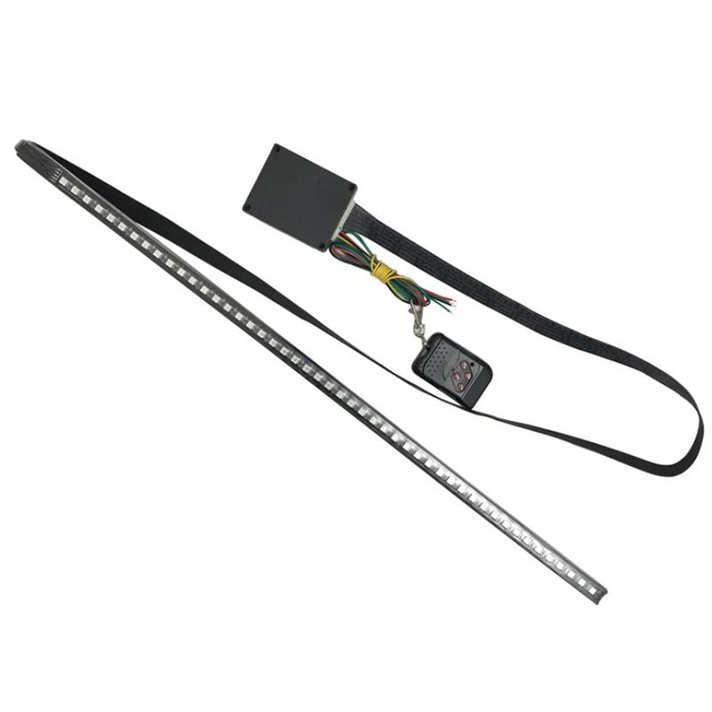 

Car Strobe Scanner Light Strip 22 Inch 48 LED 147 Modes 7 Color RGB Remote Knight Rider Warning Flash Lamp 1pc