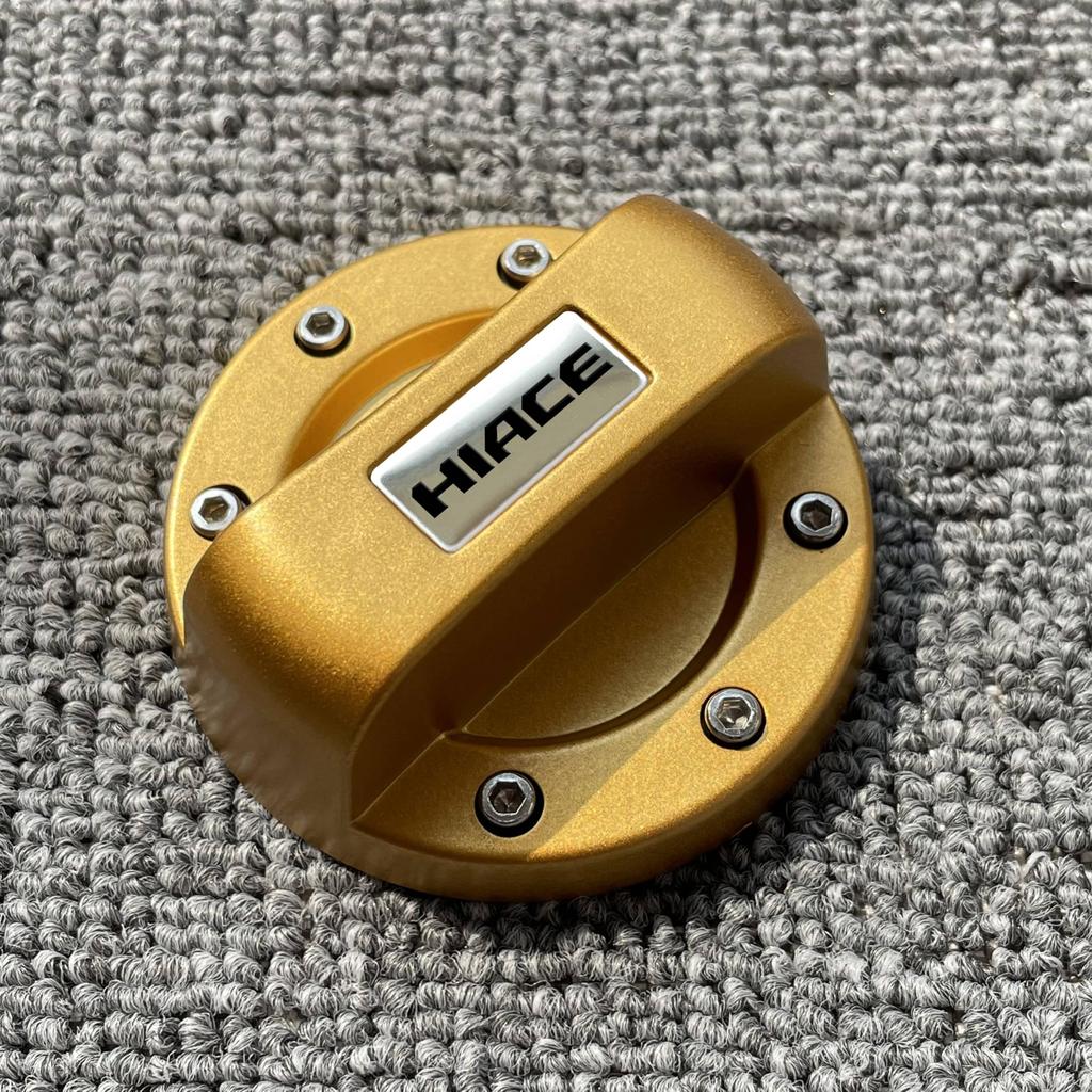 AYDMY Rare Handmade Hiace Gasoline Fuel Spout Cap Fuel Cap Cover (Gold)