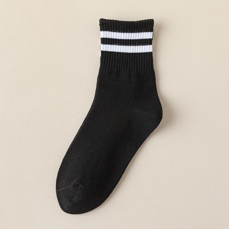Damskie Wiosenno-Jesienne Paski Czysta Bawełna Wszystkie Rodzaje Ciepłe Sportowe Skarpety Tube