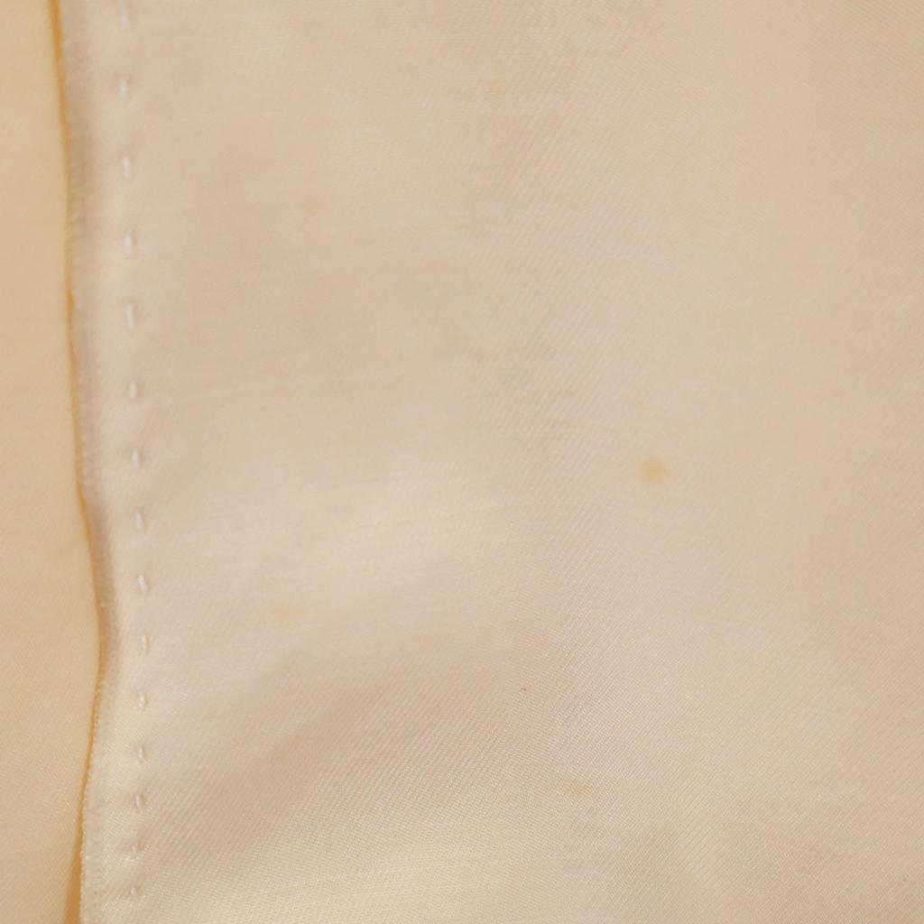 LOUIS VUITTON French silk blend Mimole length Pleated skirt 34 Ivory Women Used