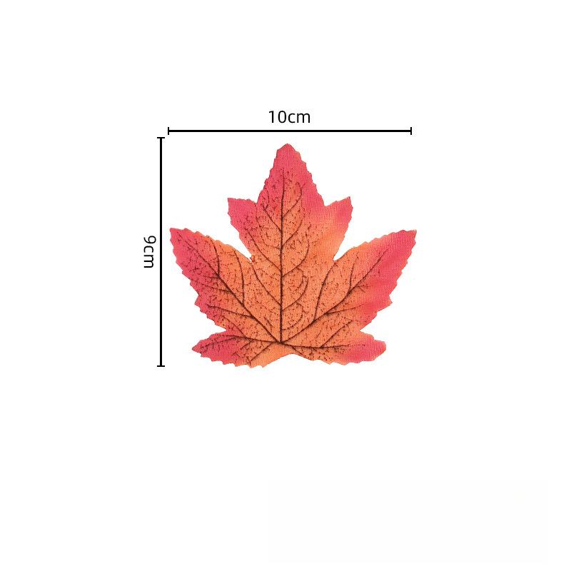 50 Pcs Fall Artificial Maple Leaves for Thanksgiving,Weddings Decorations,Festival Events