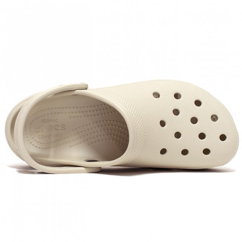 Crocs Classic Platform Common Slippers Bone White 206750 2y2