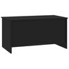  Coffee Table, Black, 102x55.5x52.5 Cm