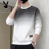 Men's Gradient Casual Long-Sleeve T-Shirt