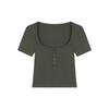Sexy Spice Girls Short Skinny Navel Short Sleeve T-Shirt Women's Summer Slim Skinny Versatile Student Top Trend