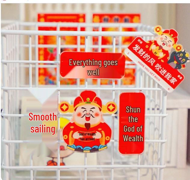 Kreativer hölzerner Einweihungsmagnet: Reiche Ernte Fünf Getreide