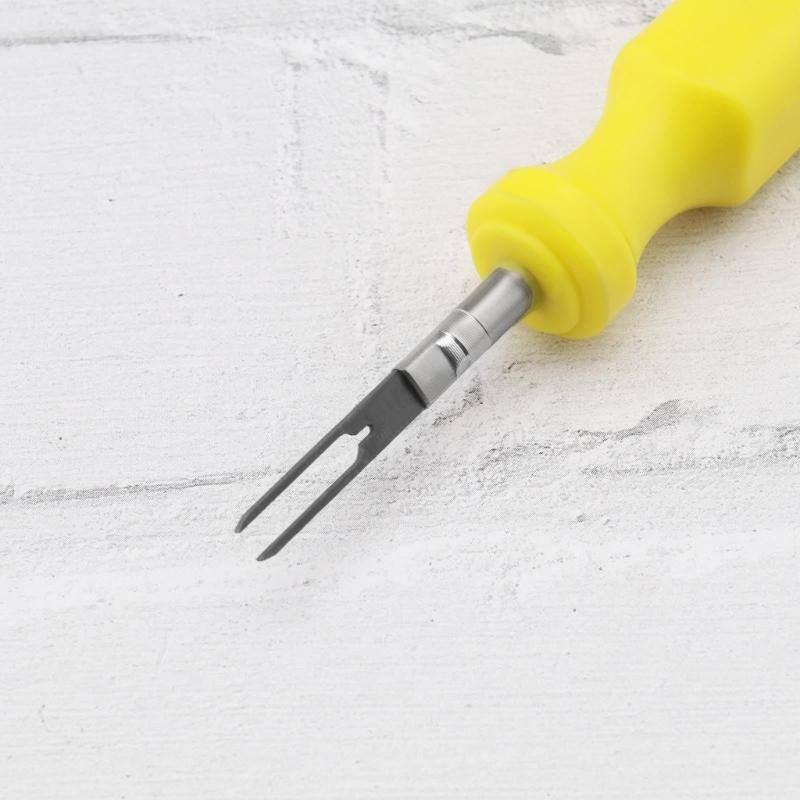 Professional Automotive Terminals Extractor Plastic & Steel Wire Terminals Remove Set Of 2 for Wiring Harness Plugs Removal