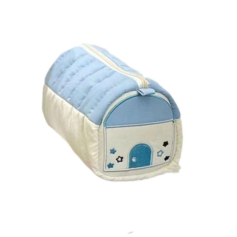 Pencil bag small house design cute small fresh stationery box large capacity student niche storage bag