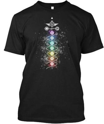 T-shirt Tantra Kundalini e Chakra Prodotta negli USA Taglie dalla S alla 5XL