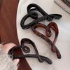 Irregular Hollow Out Hair Claws Clips Women Girls Large Heart Shape Crab Hair Clamps Barrettes Clips Hair Accessories