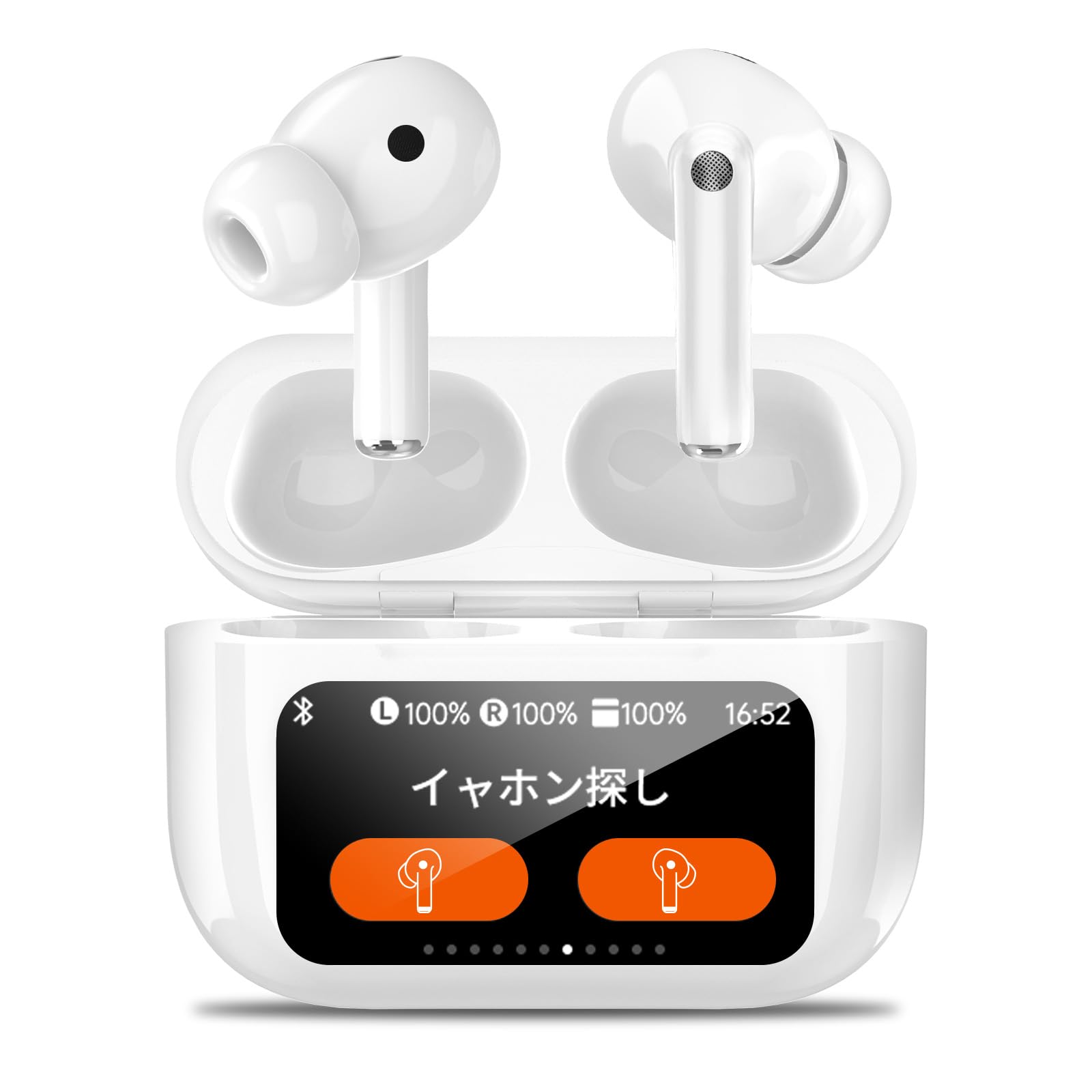 

[New for 2025] KIMOKU Bluetooth Wireless Earbuds, Bluetooth 5.4 Noise Cancelling, 38 Hours of Playtime, Automatic Pairing, Built-in Microphone, ENC