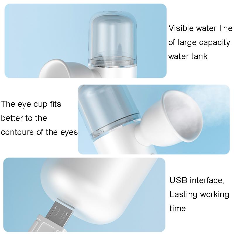 Eye Care Nano Sprayer Moisturizing Water Mist Steam Steamer Eye Beauty Skin Face Steam Machine Sprayer For Eye Care