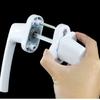 1 Set of Zinc Alloy Plastic Steel Door Split Handle Lock Balcony Bathroom Sliding Door Double-sided Transmission Handle