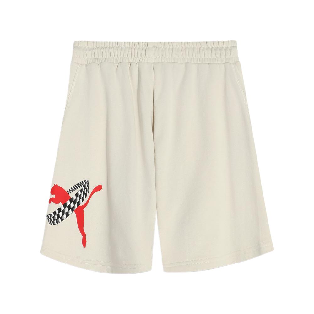 Puma Moto Elastic Waist Drawstring Letter Sports Casual Shorts Women shorts 633083-87