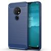 Custodia Super Luxury per Nokia 6.2 nokia7.2 Cover posteriore antiurto in fibra di carbonio morbida per Nokia 7.2 Custodia per telefono TPU opaca