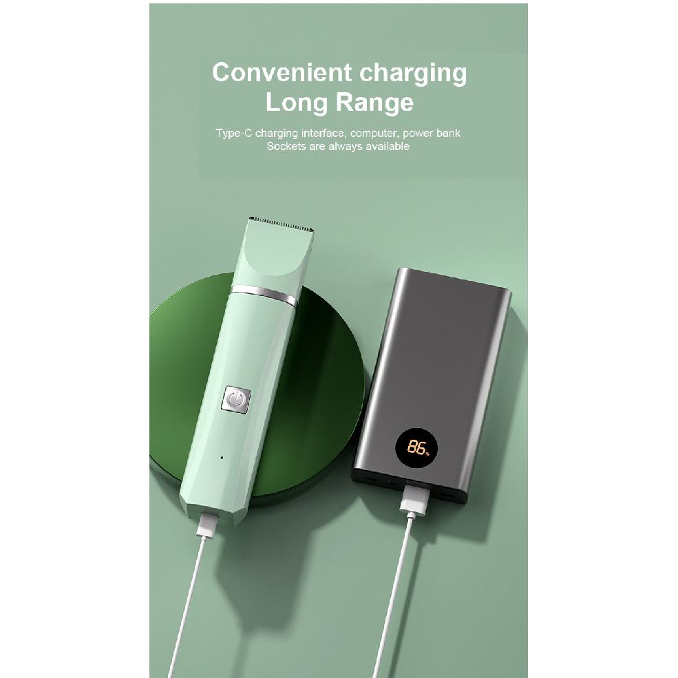 4-in-1 Multifunktionstyp-C-Lade Hundeschermaschine Kabelloser Haustierrasierer Schermaschinen Trimmer Geräuscharm Haustierpflege Werkzeuge