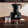 Double Valve Mocha Pot Household Small Hand Cranked Italian Coffee Machine Outdoor Electric Stove Coffee Pot Set
