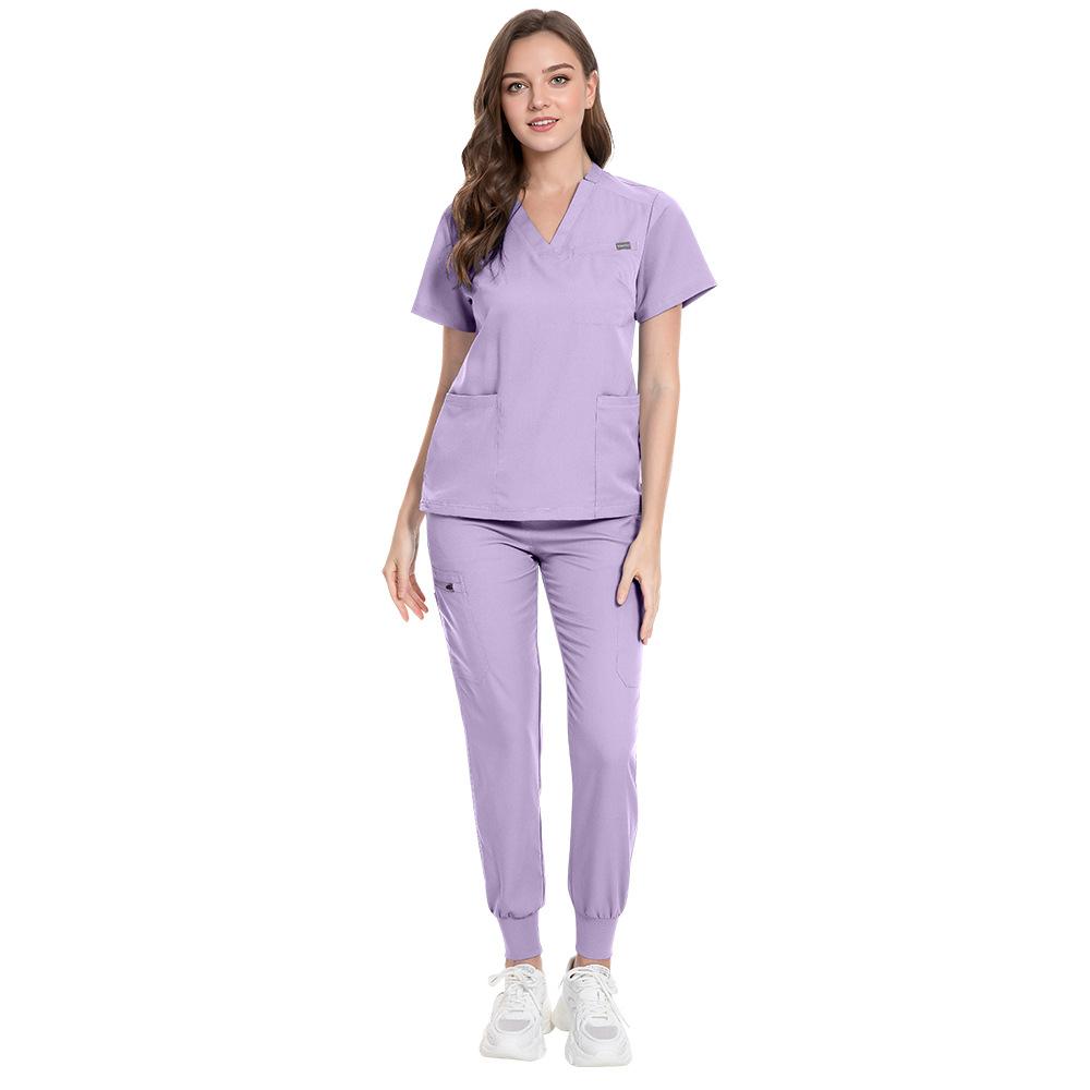 Women's and Men's Short Sleeve Scrub Suit for Dental, ICU, and Salon Professionals