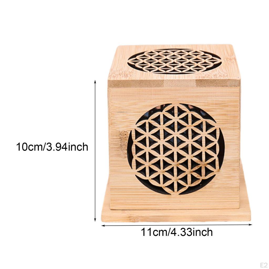 Burner Collectible Holder Bamboo Ornament for Tabletop Centerpiece Tea Room Meditation