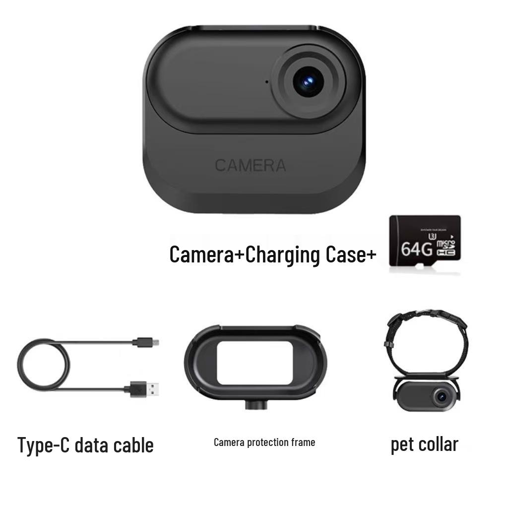 Portable Cross-Border Chest and Neck Action Camera for Vlogging, Student, and Pet Recording