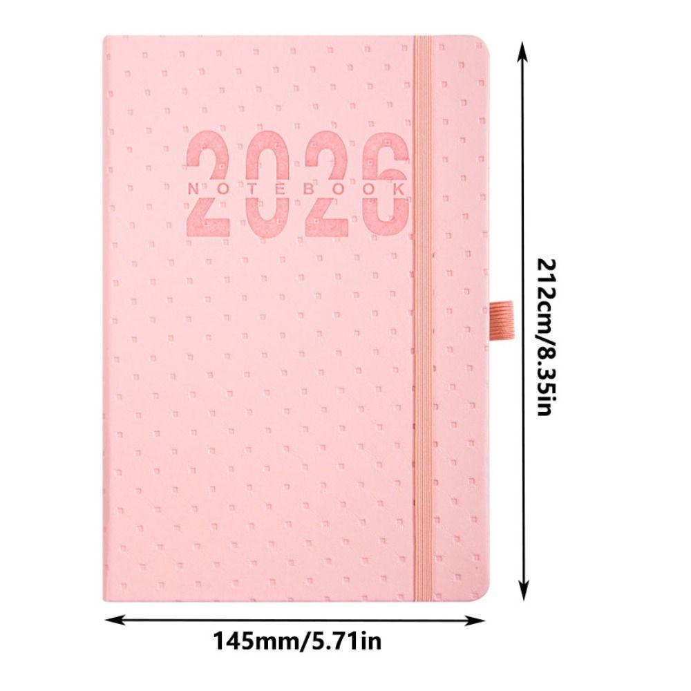 A5 Agenda Book To Do List Planner Notebook Portable Calendar Book  Office Supplies