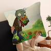 Game Plants Vs Z-Zombies 45*45Cm Cushion Cover Pillow Cover Decor Pillowcase Home Pillowcase For Couch Pillow