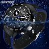 Sanda Men's Waterproof Multifunctional Luminous Outdoor Sports Watch.