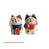 Japanese Zakka Miniature Beckoning Cat: New Year Good Luck Mascot Resin Ornament