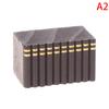1:12 Dollhouse Miniature Wooden Book Model Accessories For Furniture Decor Toys