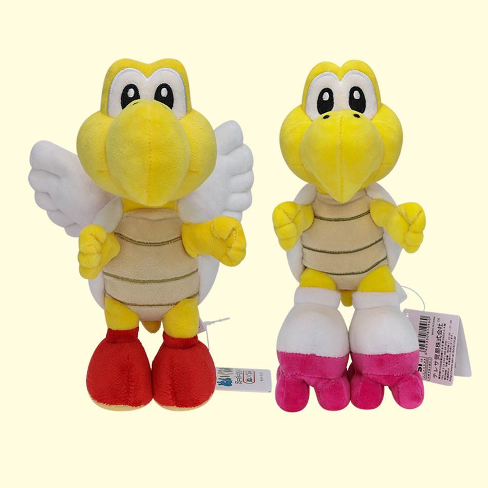 Adorable Mario Flying Slowpoke Turtle Plush Toy With Skull Design And Roller Skates