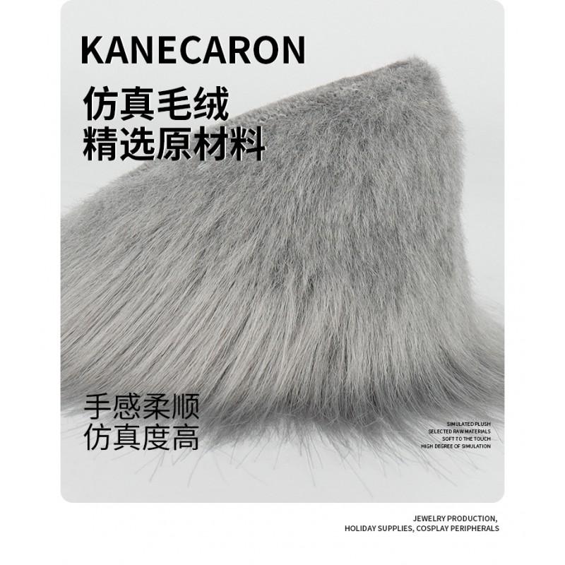 Handmade Fuzzy Cat Ear Hair Clip Lolita Outfit Accessory Women Men Kawaii Animal Headband Hairpin