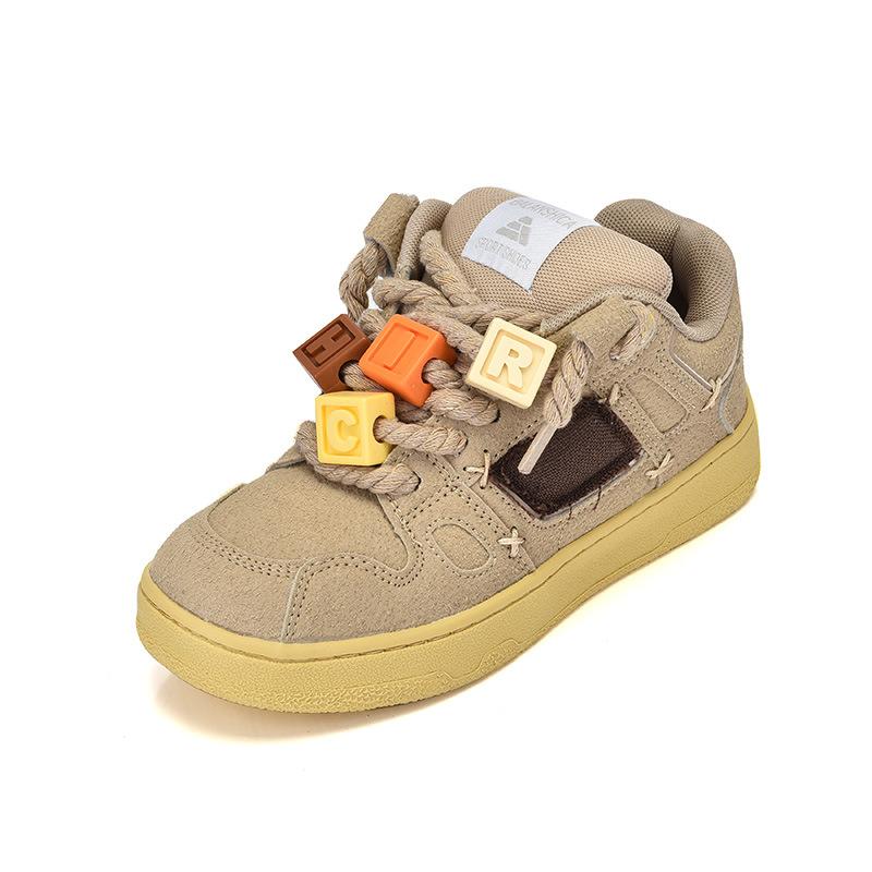 

2024 Outdodr Shoes Кроссовки Баскетбольная обувь Уличная студенческая подвижная обувь на толстой подошве для мужчин и женщин 44 песочный