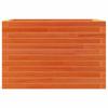 Plant Pot Wax Brown 70 X 40 X 46 Cm Solid Pine Wood