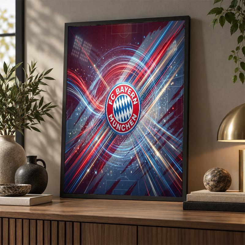 Zestaw do Malowania Diamentami Bayern Monachium 5D Pełne Wiertło DIY Mozaika Diamentowa Sztuka Ścienna Dekoracja Domu