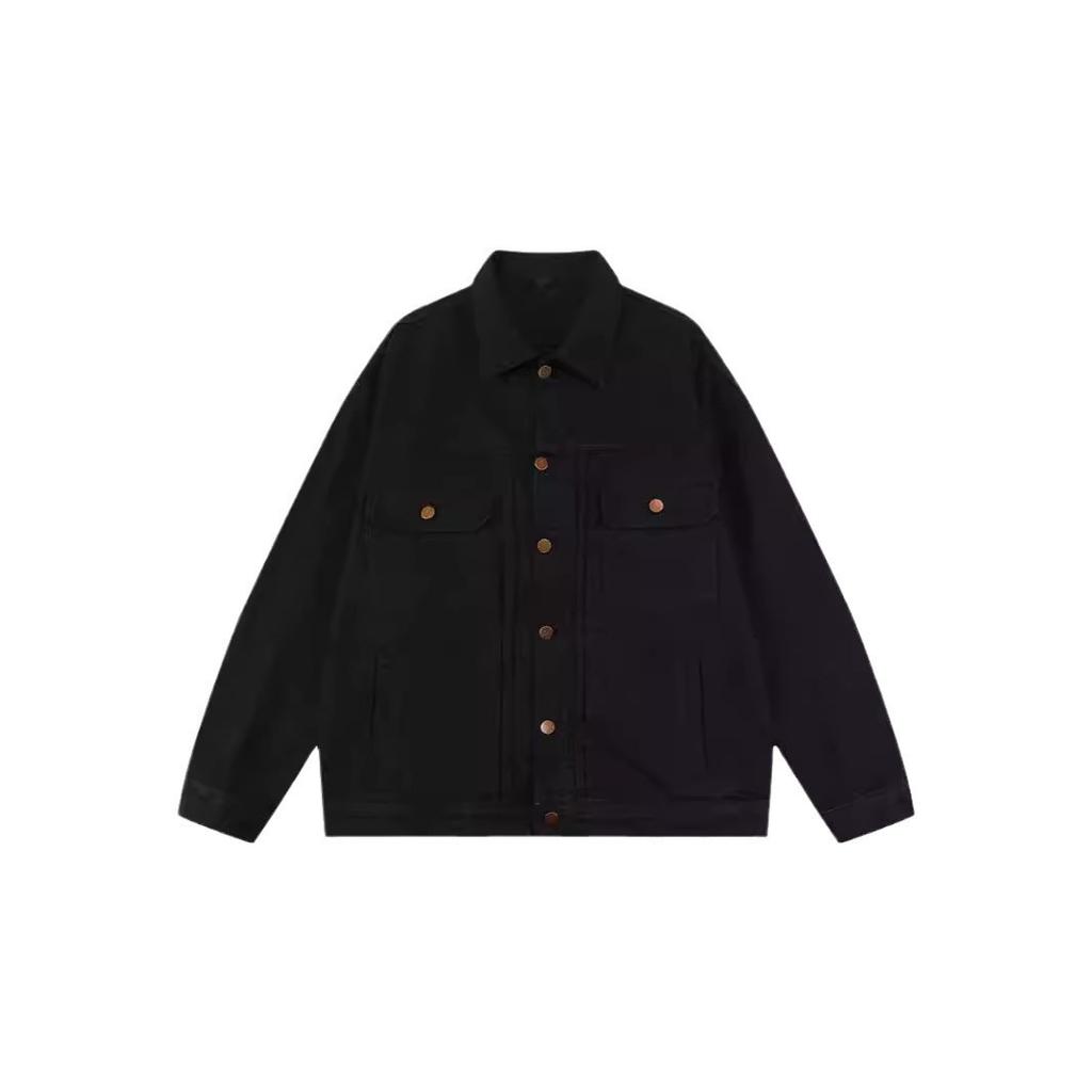 Denim Lapel Denim Jacket Casual Trendy Loose Versatile Denim Jacket