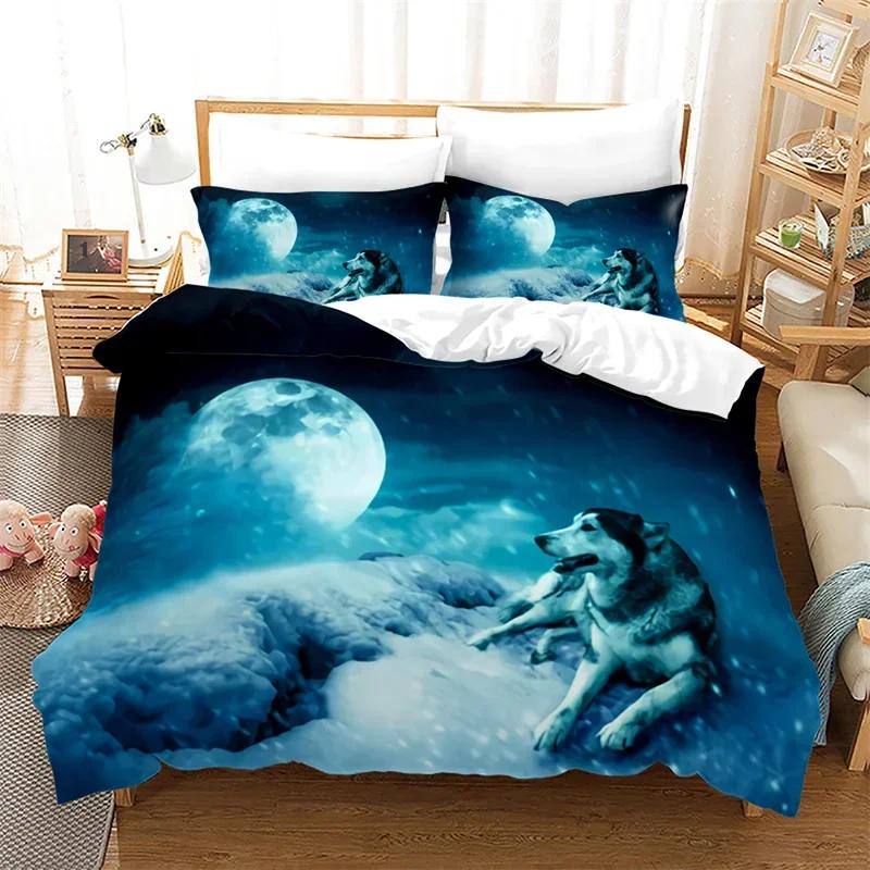 

Comforter 3D Dog Twin For Kids Boys Girls Room Microfiber Funny Pet Theme Animal Bedding Set Hawaiian Beach Dogs Comforter (quilt)-EU Single(135*200cm)3pcs