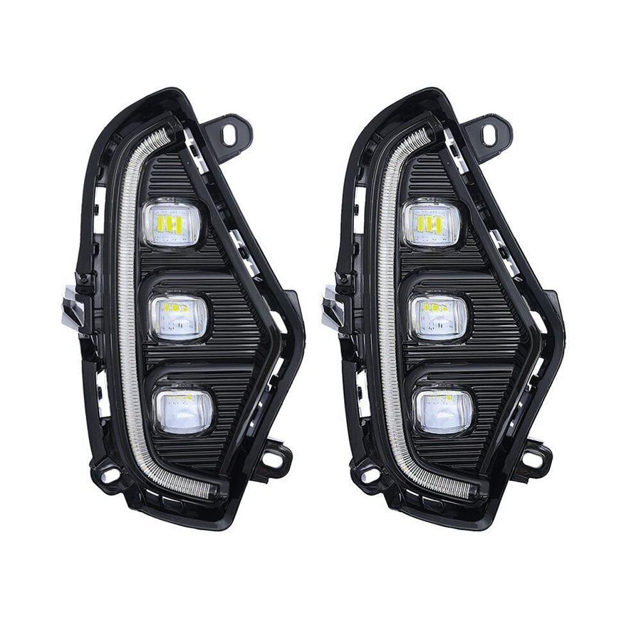 2 Pezzi Lampade Luci Diurne Fendinebbia Per Toyota RAV4 2019 2020 2021 2022
