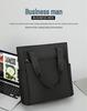 Men's Cross-Body Oxford Cloth Waterproof Briefcase and Shoulder Bag