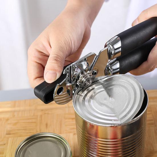 Otvírák na konzervy, úsporný proces galvanického pokovování 3 v 1, ruční protiskluzový nástroj na otevírání lahví s medvědem, kuchyňský gadget