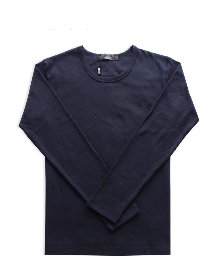 Men's Medium Thickness Lycra Cotton Slim Fit Long Sleeve Base Layer Shirt