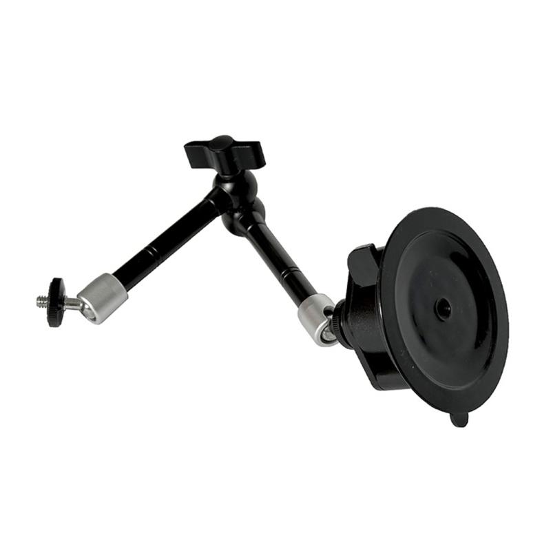 Adjustable Car Suction Cup Base Camera Phone Holder With Powerful Vacuum Cup For Stable Recording