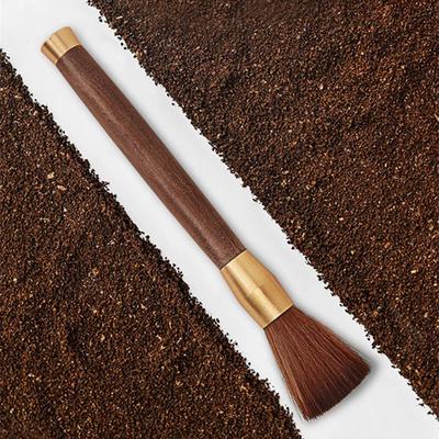 Spazzola per la Pulizia del Macinacaffè Manico in Legno Spolverino per Polvere di Caffè Spazzola per Espresso Strumento da Barista Spazzola per la Pulizia della Macchina da Caffè