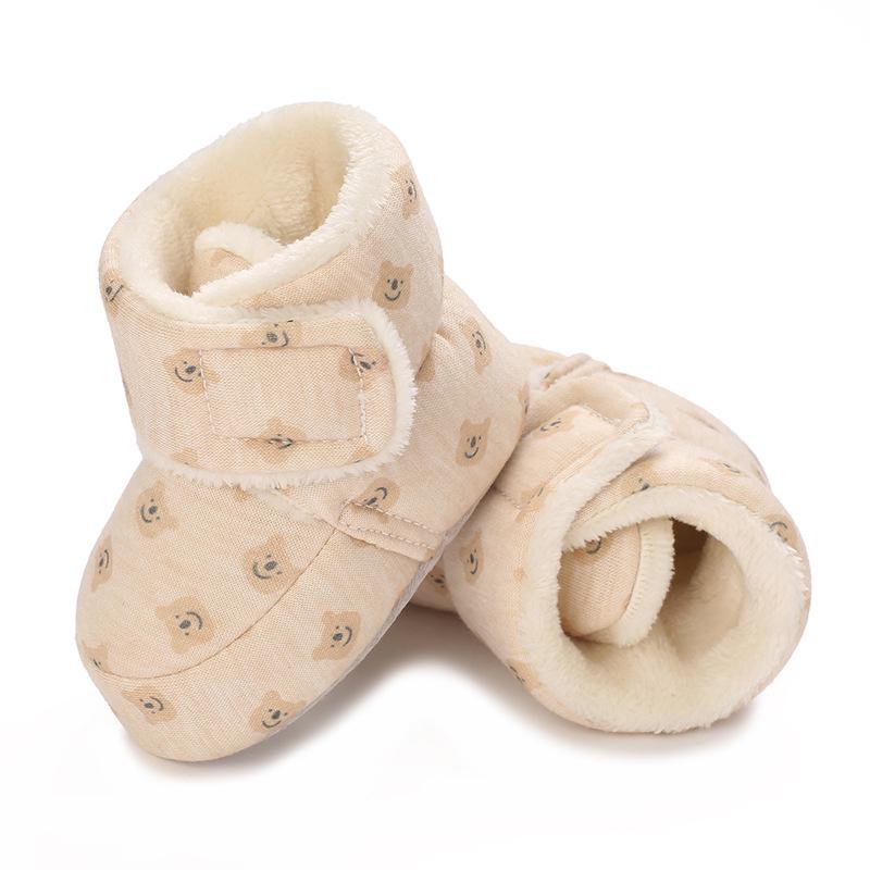 Winter Warm Cotton Baby Shoes for Boys & Girls (Prewalker, 0-1 Year)