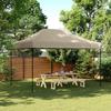 VidaXL Folding Retractable Reception Tent Taupe 410x279x315 Cm, Tent, Awning Tent, Gazebo Awning, Gazebo Tent, 4005010